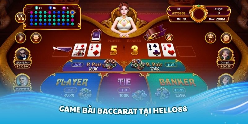 Tìm hiểu cơ bản về game bài Baccarat Hello88